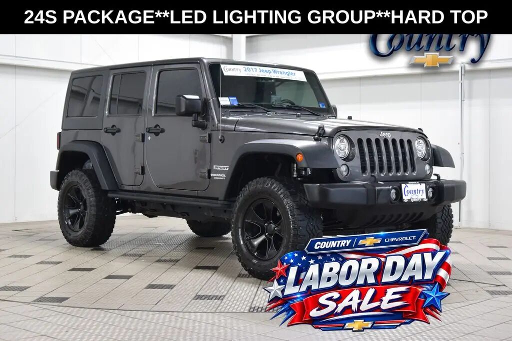 2017 Jeep Wrangler Unlimited Sport — photo 1 of 13