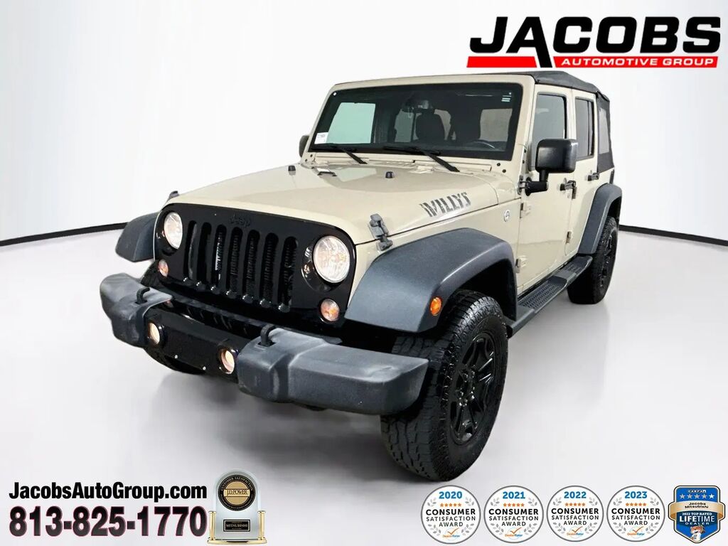 2016 Jeep Wrangler Unlimited Willys Wheeler — photo 1 of 13