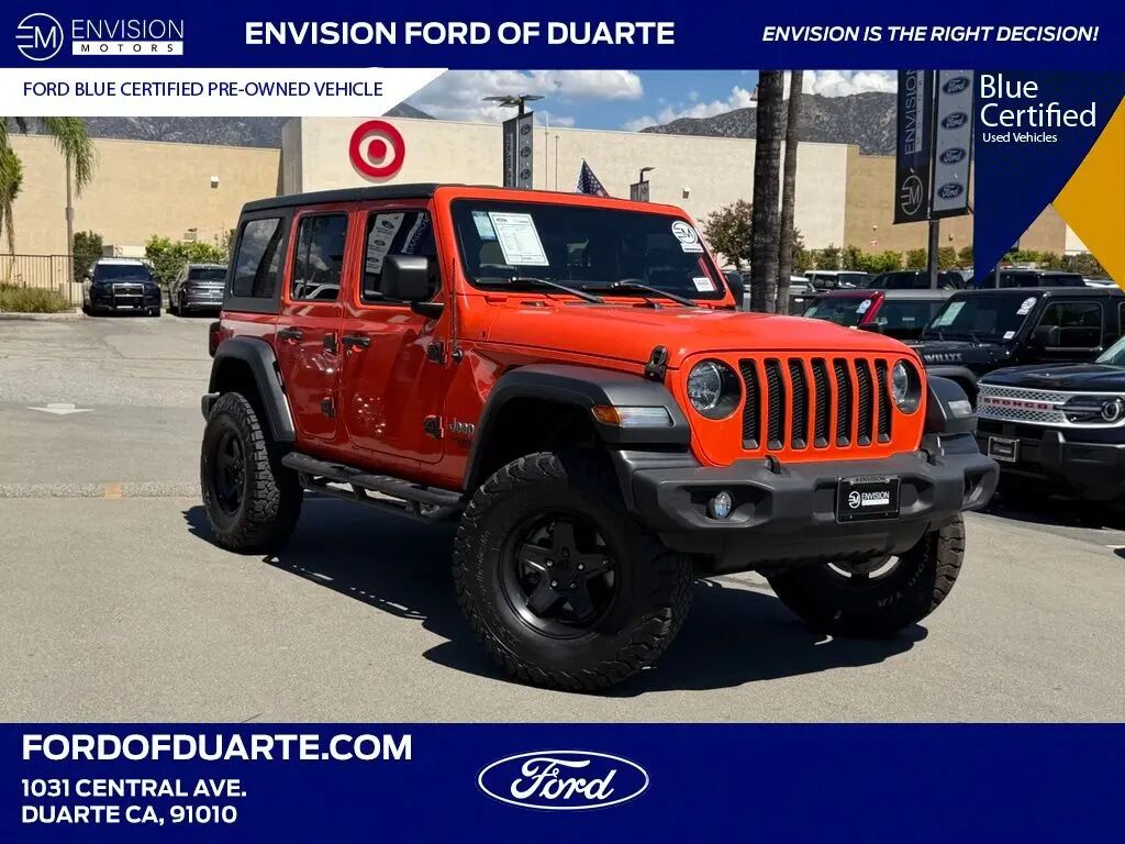 2020 Jeep Wrangler Unlimited Sport — photo 1 of 13