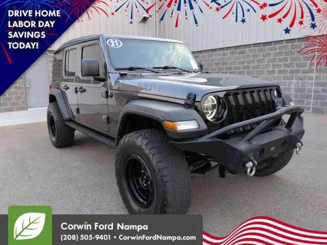 2021 Jeep Wrangler Unlimited Sport — photo 1 of 13