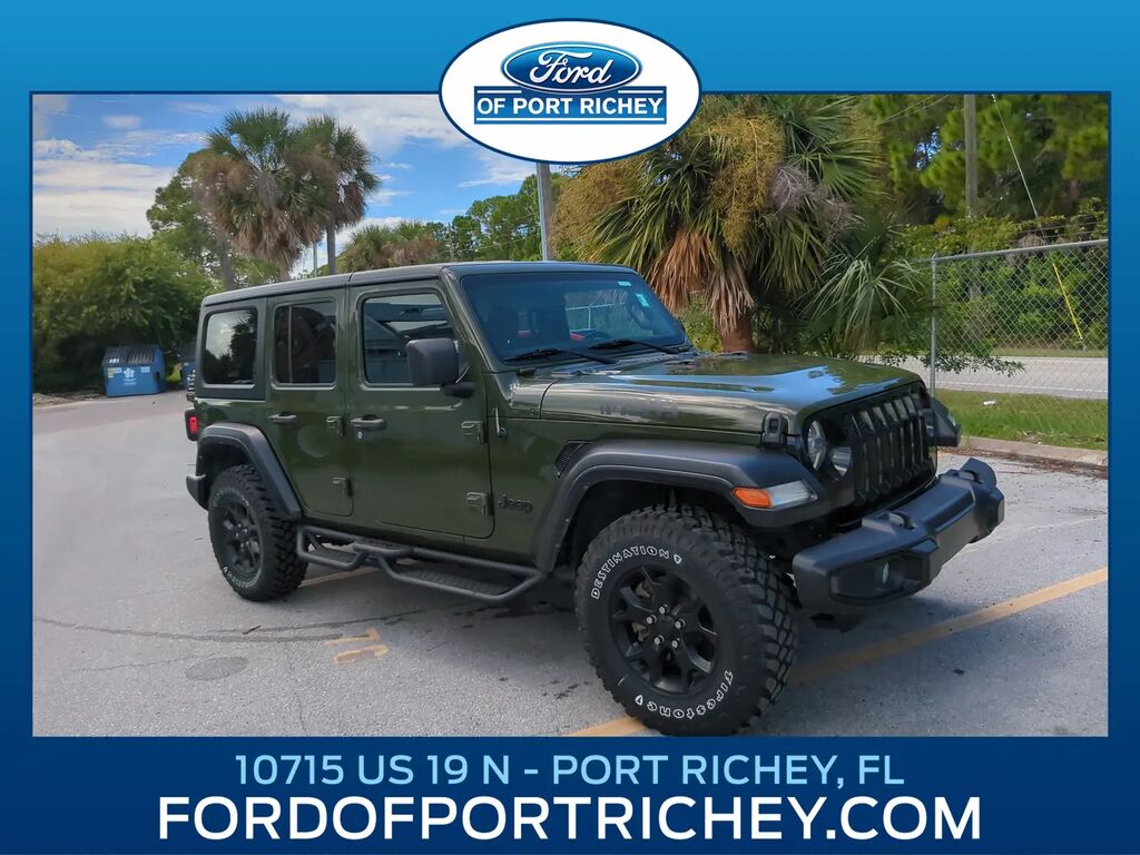2022 Jeep Wrangler Unlimited Sport — photo 1 of 13