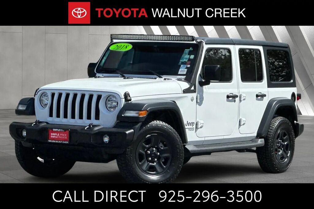 2018 Jeep Wrangler Unlimited Sport — photo 1 of 13