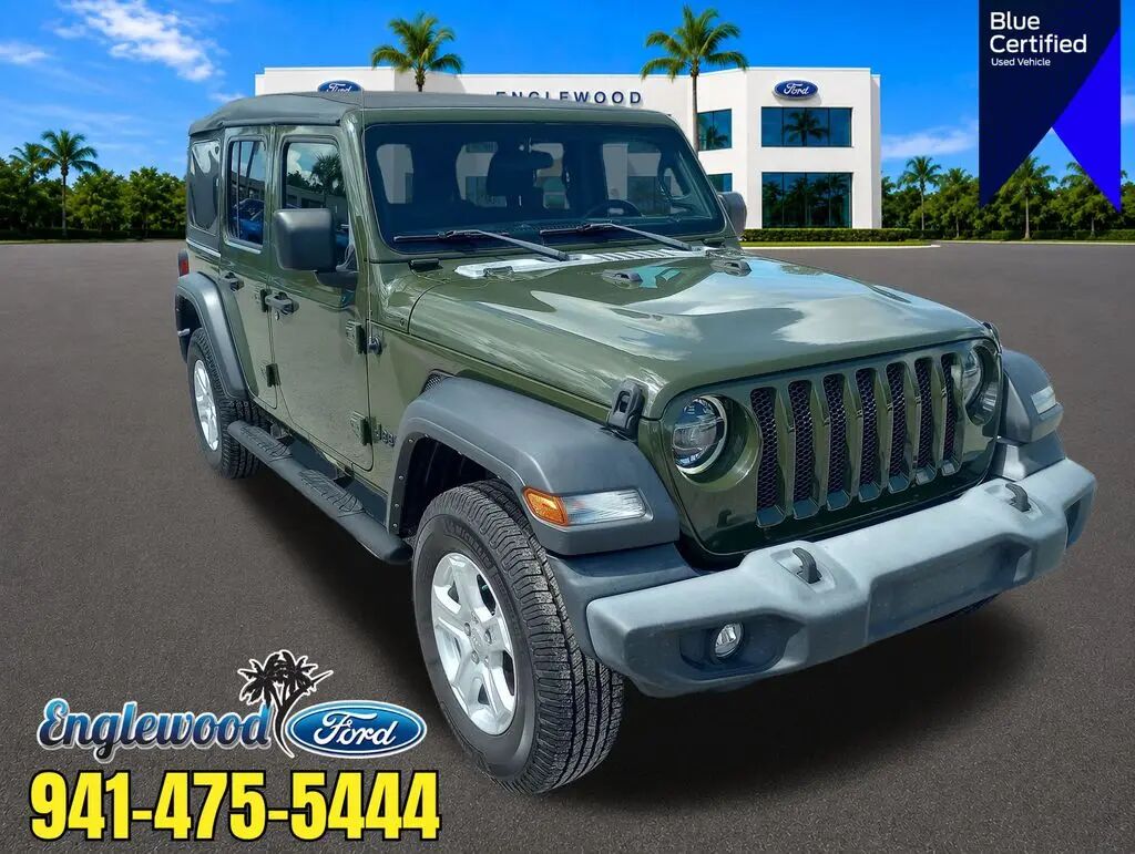 2022 Jeep Wrangler Unlimited Sport — photo 1 of 13