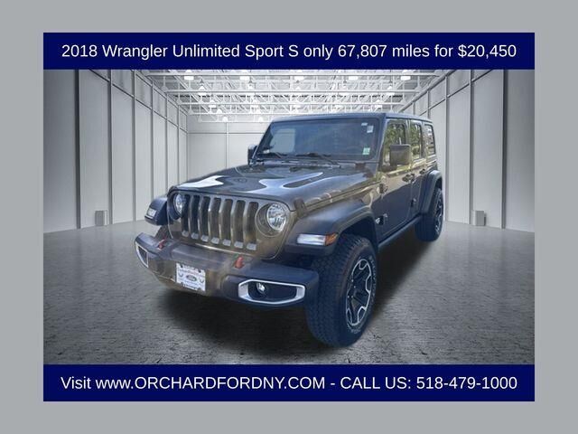 2018 Jeep Wrangler Unlimited Sport — photo 1 of 13