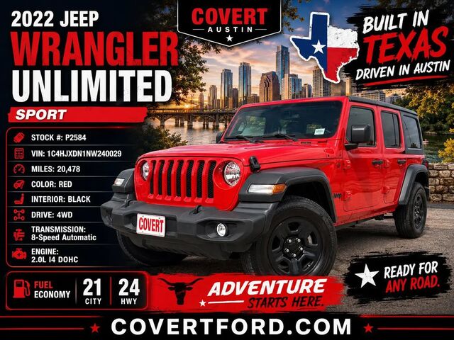 2022 Jeep Wrangler Unlimited Sport
