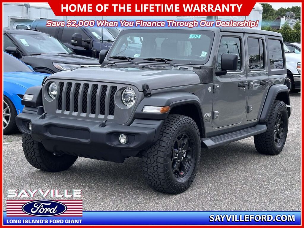 2020 Jeep Wrangler Unlimited Sport — photo 1 of 14