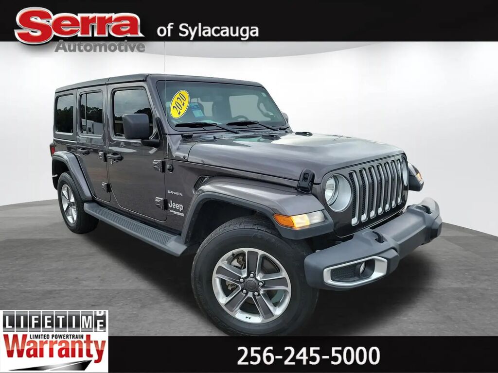 2020 Jeep Wrangler Unlimited Sahara — photo 1 of 13