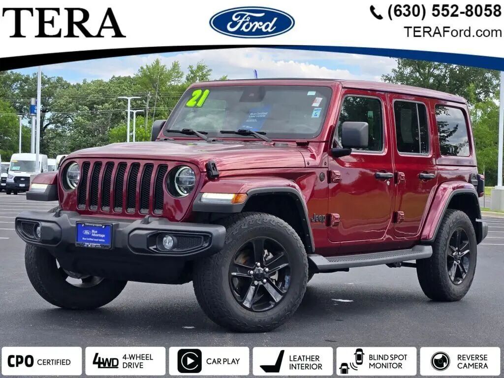 2021 Jeep Wrangler Unlimited Sahara — photo 1 of 13
