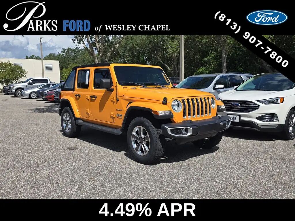 2021 Jeep Wrangler Unlimited Sahara — photo 1 of 13
