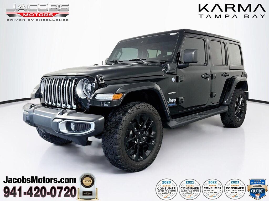 2021 Jeep Wrangler 4xe Unlimited Sahara — photo 1 of 13