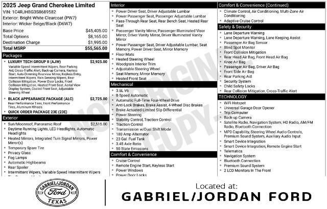 2025 Jeep Grand Cherokee Limited