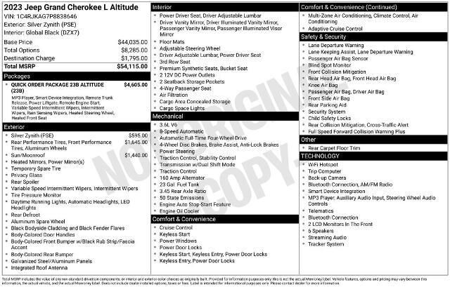 2023 Jeep Grand Cherokee L Laredo