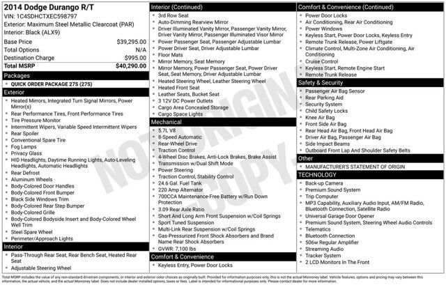 2014 Dodge Durango R/T