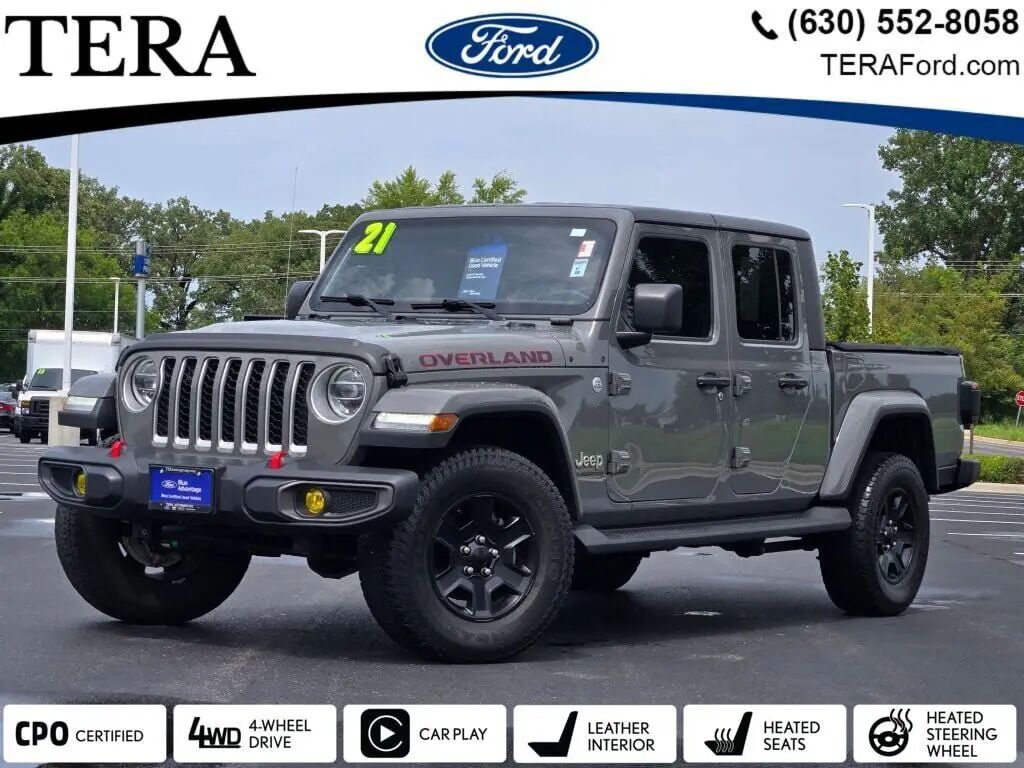 2021 Jeep Gladiator Overland — photo 1 of 13