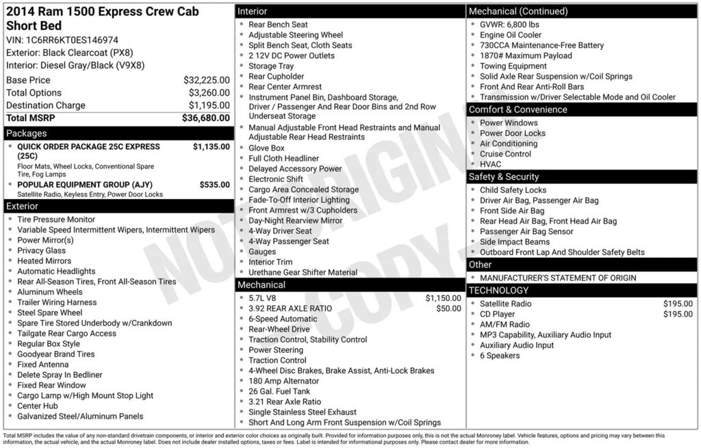 2014 Ram 1500 Express — photo 1 of 1