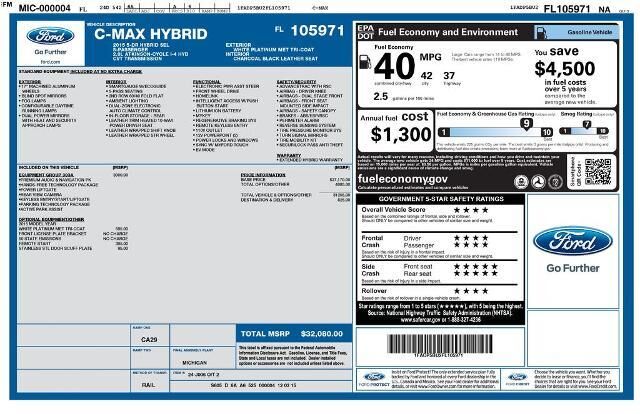 2015 Ford C-MAX Hybrid SEL