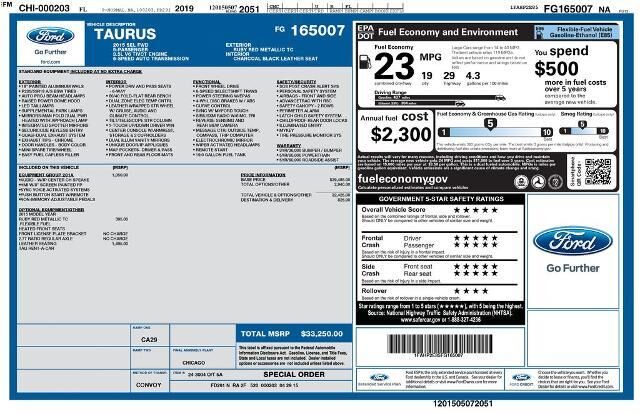 2015 Ford Taurus SEL — photo 1 of 1