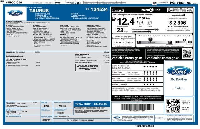 2017 Ford Taurus Limited