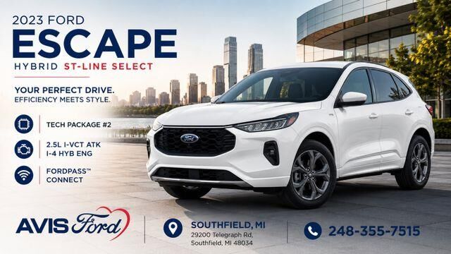 2023 Ford Escape Hybrid ST-Line Select