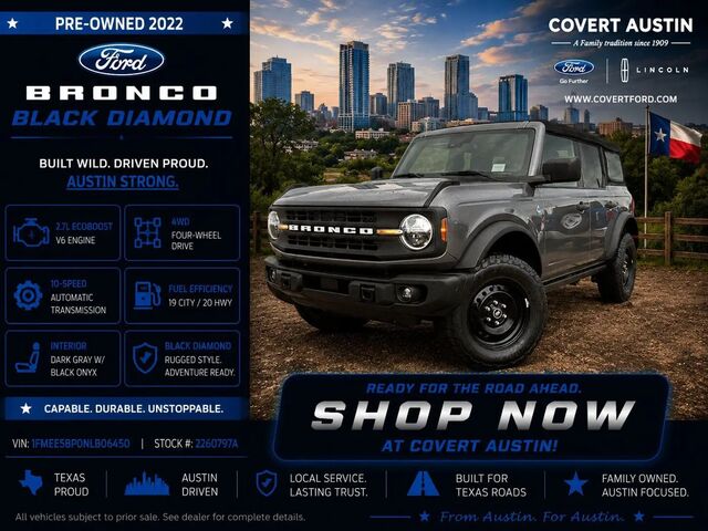 2022 Ford Bronco Black Diamond