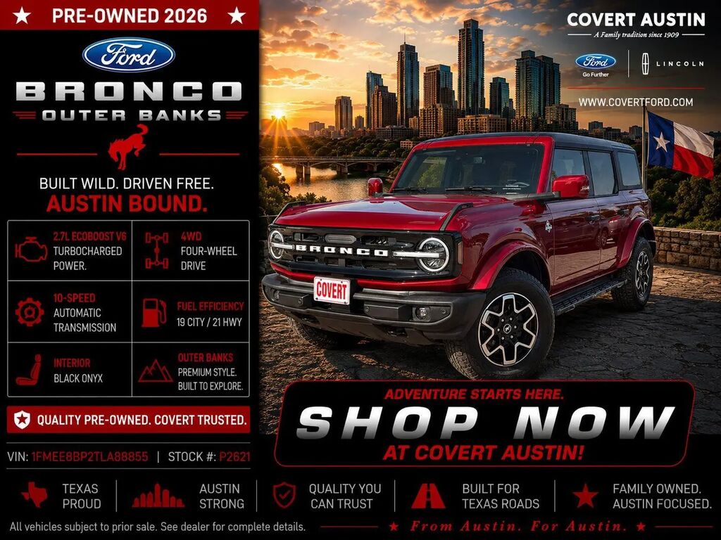 2026 Ford Bronco Outer Banks — photo 1 of 26