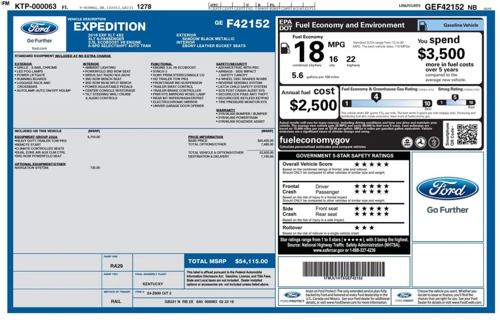 2016 Ford Expedition XLT — photo 1 of 1