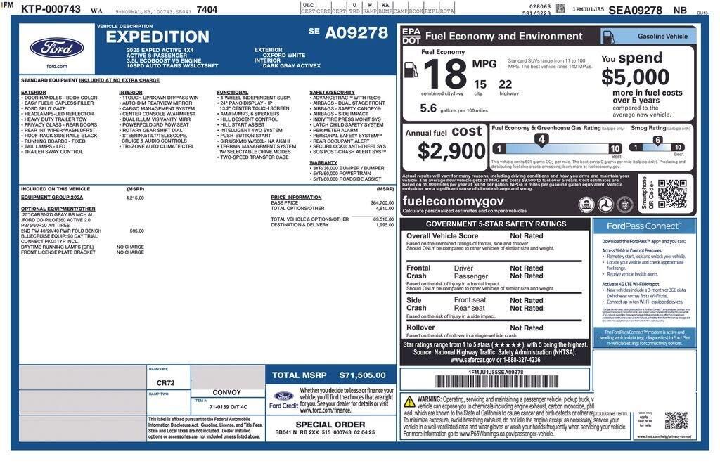 2025 Ford Expedition Active — photo 1 of 1