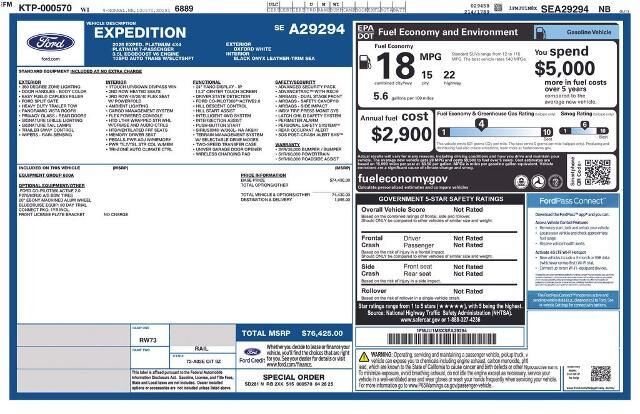 2025 Ford Expedition Platinum