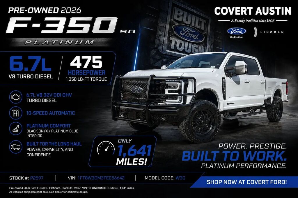 2026 Ford F-350 Super Duty Platinum — photo 1 of 26