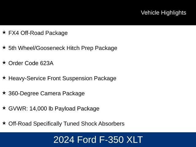 2024 Ford F-350 Super Duty XLT