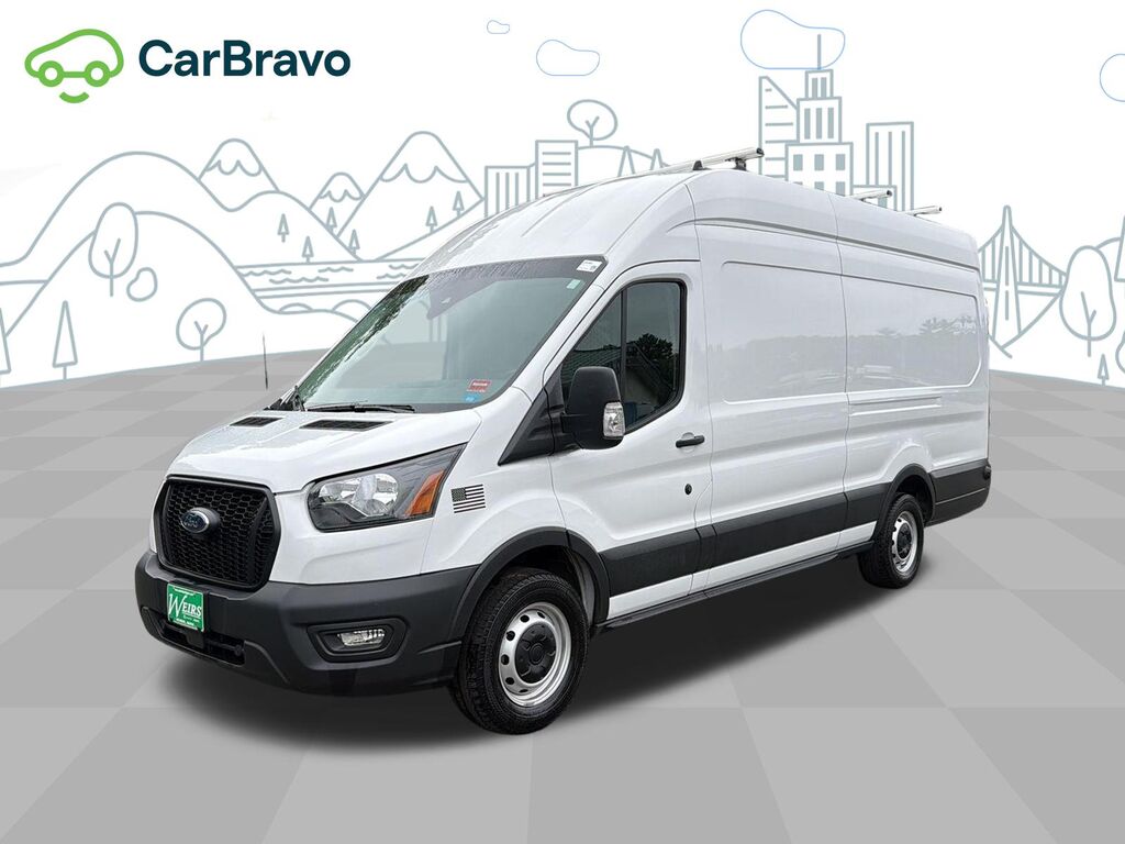2024 Ford Transit Cargo Van T-350 148" EL Hi Rf 9500 GVWR — photo 1 of 6