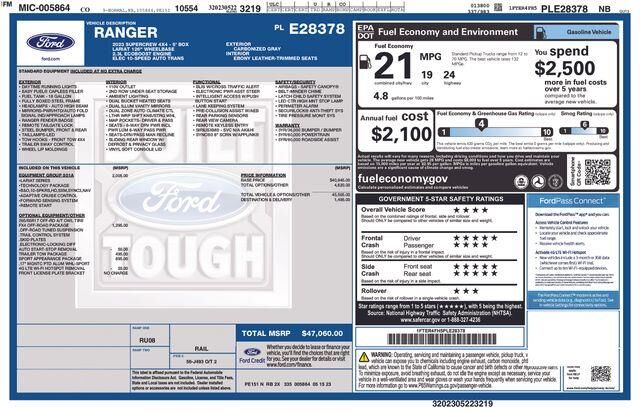 2023 Ford Ranger Lariat