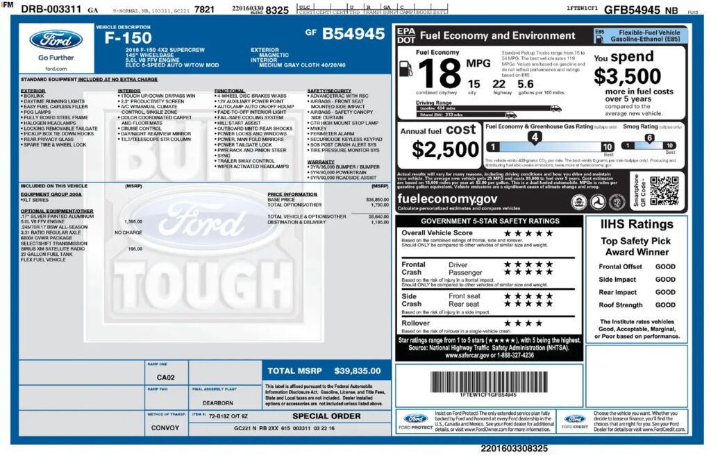 2016 Ford F-150 XLT — photo 1 of 1