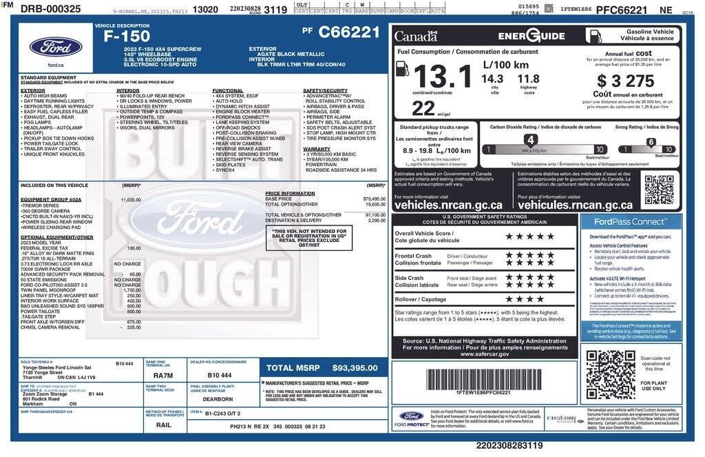 2023 Ford F-150 Tremor — photo 1 of 1