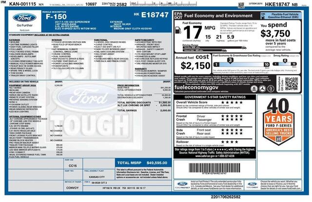 2017 Ford F-150 XLT