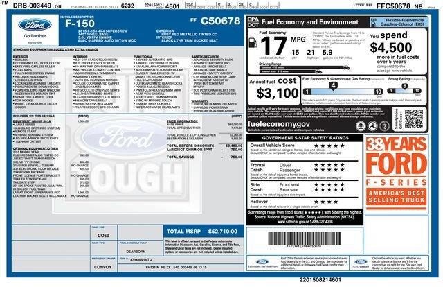 2015 Ford F-150 Lariat