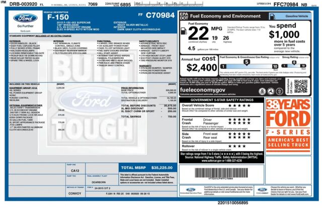 2015 Ford F-150 XL