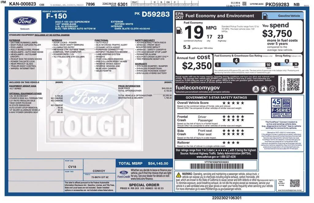 2023 Ford F-150 XLT — photo 1 of 2