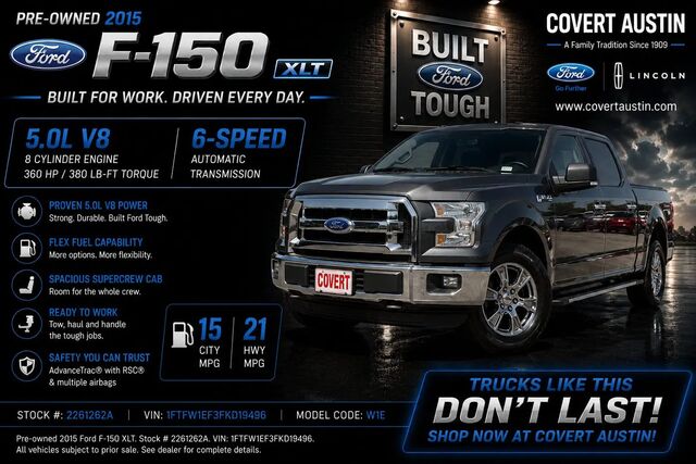 2015 Ford F-150 XLT