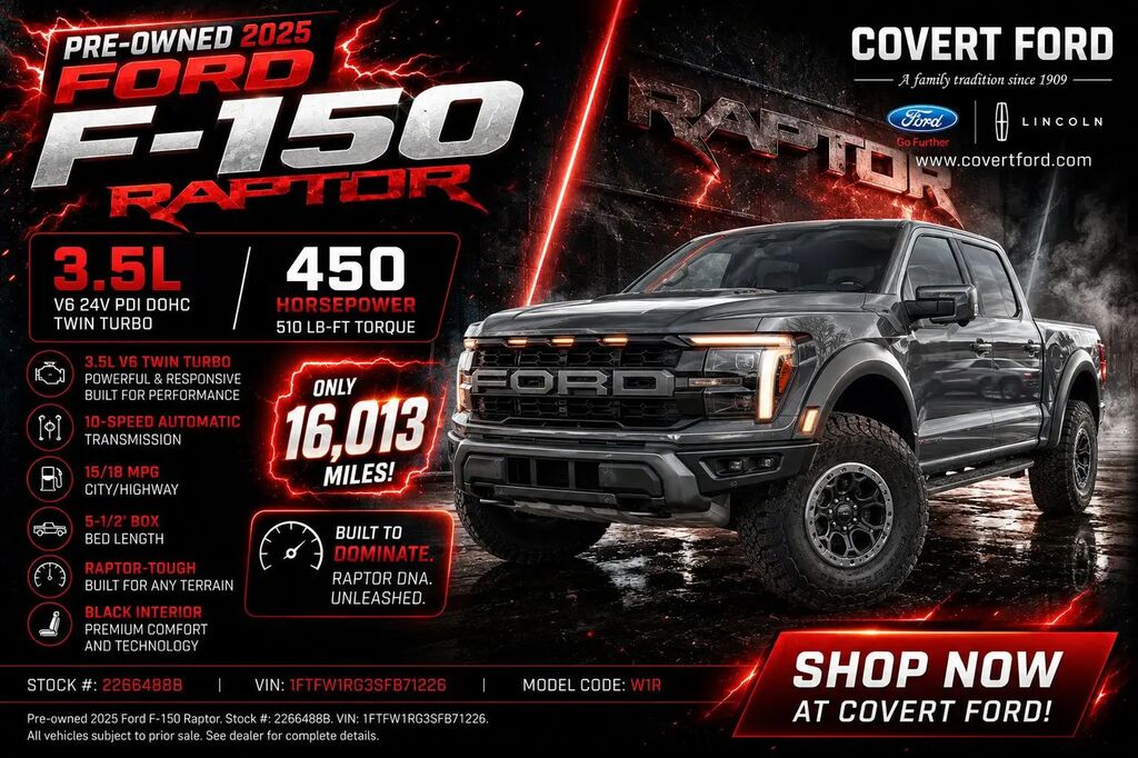 2025 Ford F-150 Raptor — photo 1 of 13