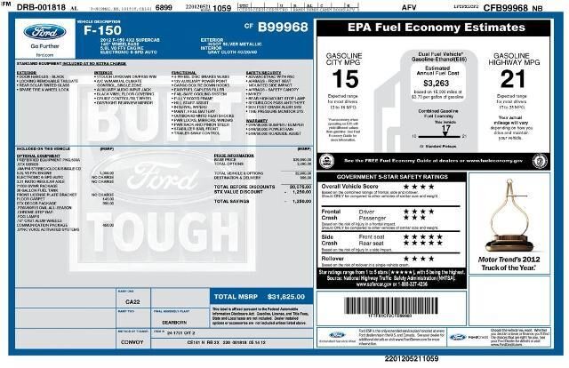 2012 Ford F-150 STX