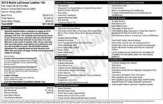2013 Buick LaCrosse Leather