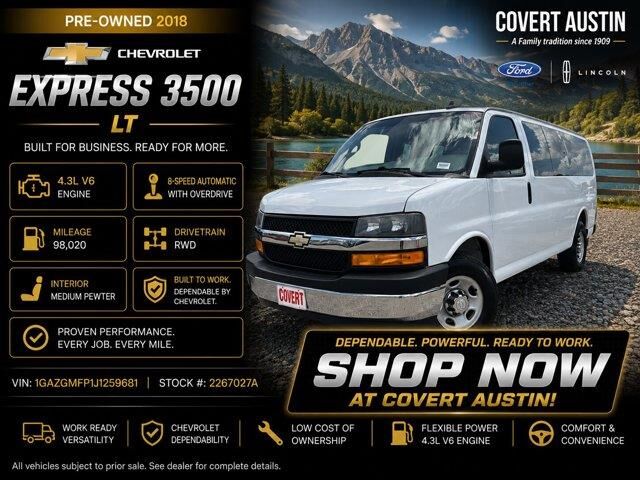 2018 Chevrolet Express LT 3500