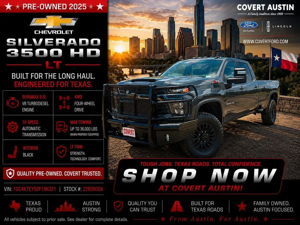 2025 Chevrolet Silverado 3500HD LT — photo 1 of 13