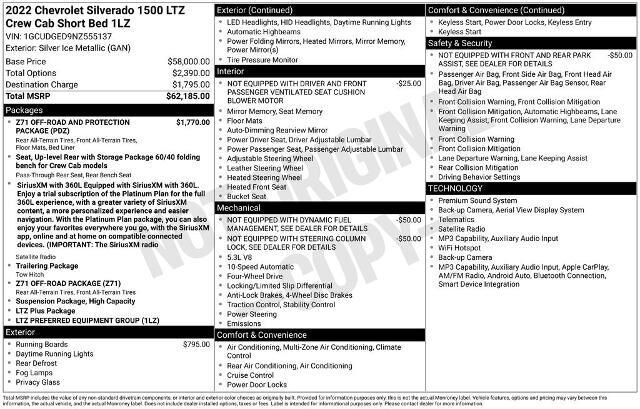 2022 Chevrolet Silverado 1500 LTZ