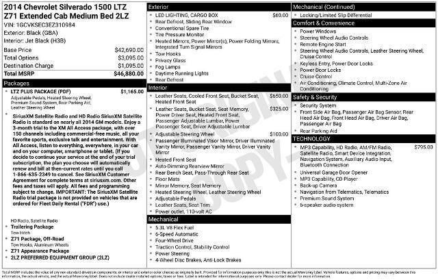 2014 Chevrolet Silverado 1500 LTZ