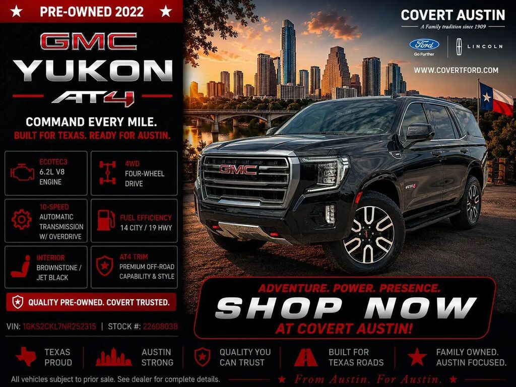 2022 GMC Yukon AT4 — photo 1 of 13