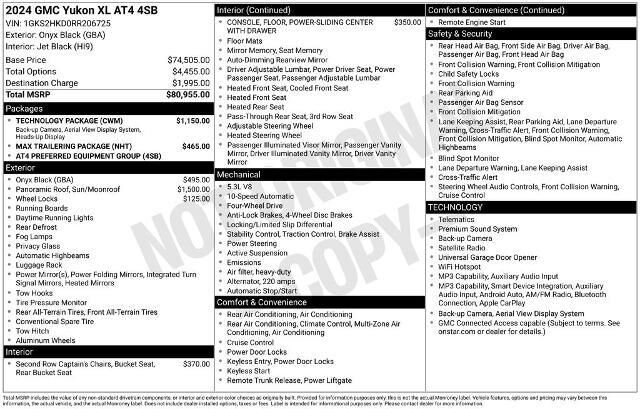 2024 GMC Yukon XL AT4