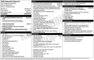 2003 Chevrolet Tahoe LS