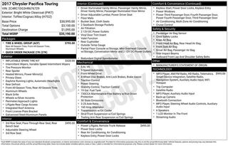 2017 Chrysler Pacifica Touring